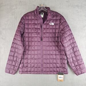 The North Face Thermoball Jacket Black Currant Men's Large Nwt Outdoor Hiking